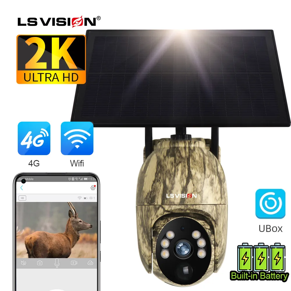 4G Solar Trail Camera With LIVE VIEW – UHD 2K, SIM Card, Farm & Home Security