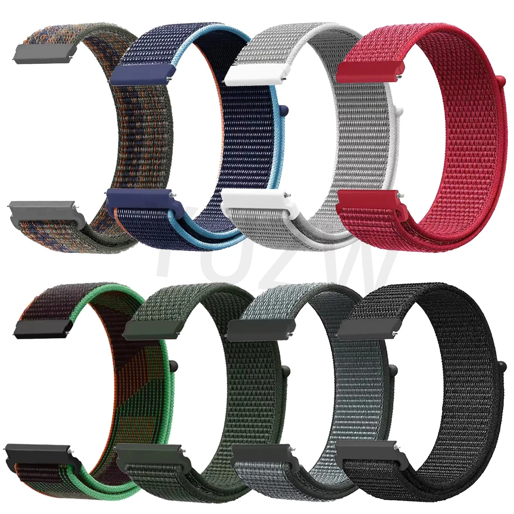 Nylon Sports Strap | Soft Wristband | 22/20mm