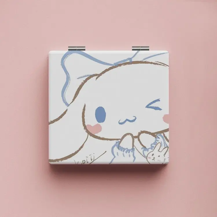 מראה נשי של סאנריו הלו קיטי מראה איפור קאוואי סגנון חדש מתקפל פשוט נייד יצירתי מכירה חמה מתנות יוקרתיות