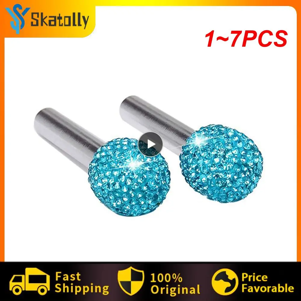 

1~7PCS Bling Car Door Pin Lock Knob Pull Pins Aluminum Alloy Car Door Handle Security Car Door Lock Pin Car
