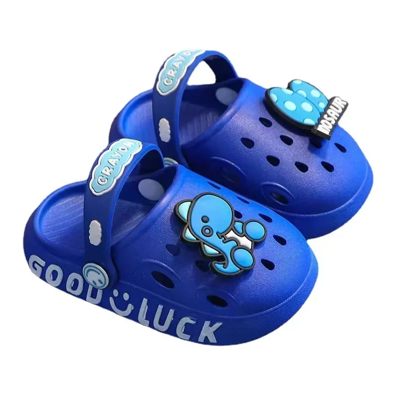 Kids Slippers Sandals Summer Animal Baby Boys Girls Cartoon Slides Toddler Beach Shoes