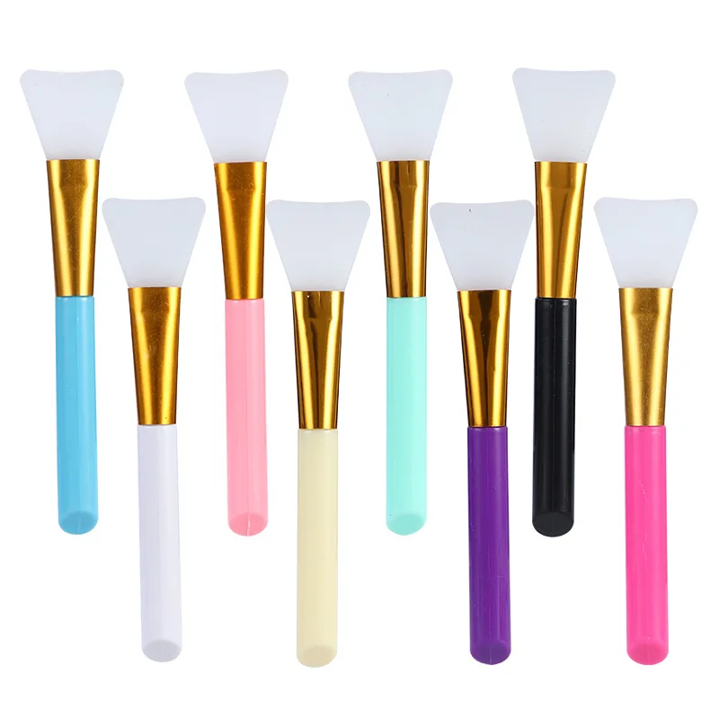 Berri glas markør 1PCS Color Silicone Mask Brush Flexible Facial Mud Applicator Body Lotion  Cream Blending Cosmetics DIY Makeup Beauty Tools