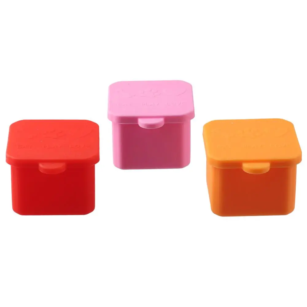Colorful Reusable Silicone Snack Containers - Assorted Sizes & Colors