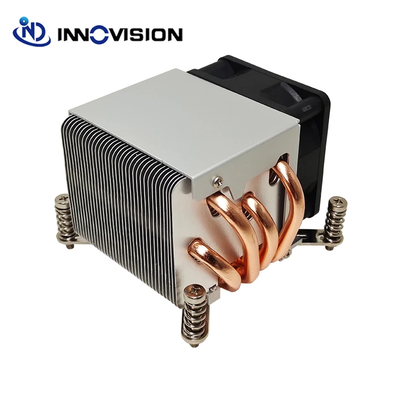 Dissipador de Calor Quadrado do Servidor 2u Lga2011 2066 Ventilador Refrigerador com Tubos de Aquecimento para Intel Xeon Cpu Alto Desempenho - Imagem 5