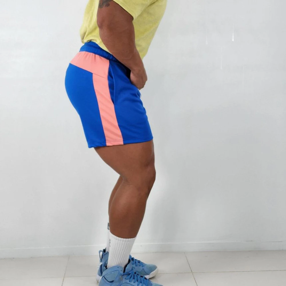 Invisible Open Crotch Outdoor Sex Muscle Men's Sports Shorts Three Points Fitness Pants Summer Quick Drying Erotic Pants