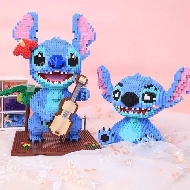 Funny Anime Figure Interstellar Blocks Small Particles Building Blocks Assembled Puzzle Pen Holder Block Toy Children Christmas 5