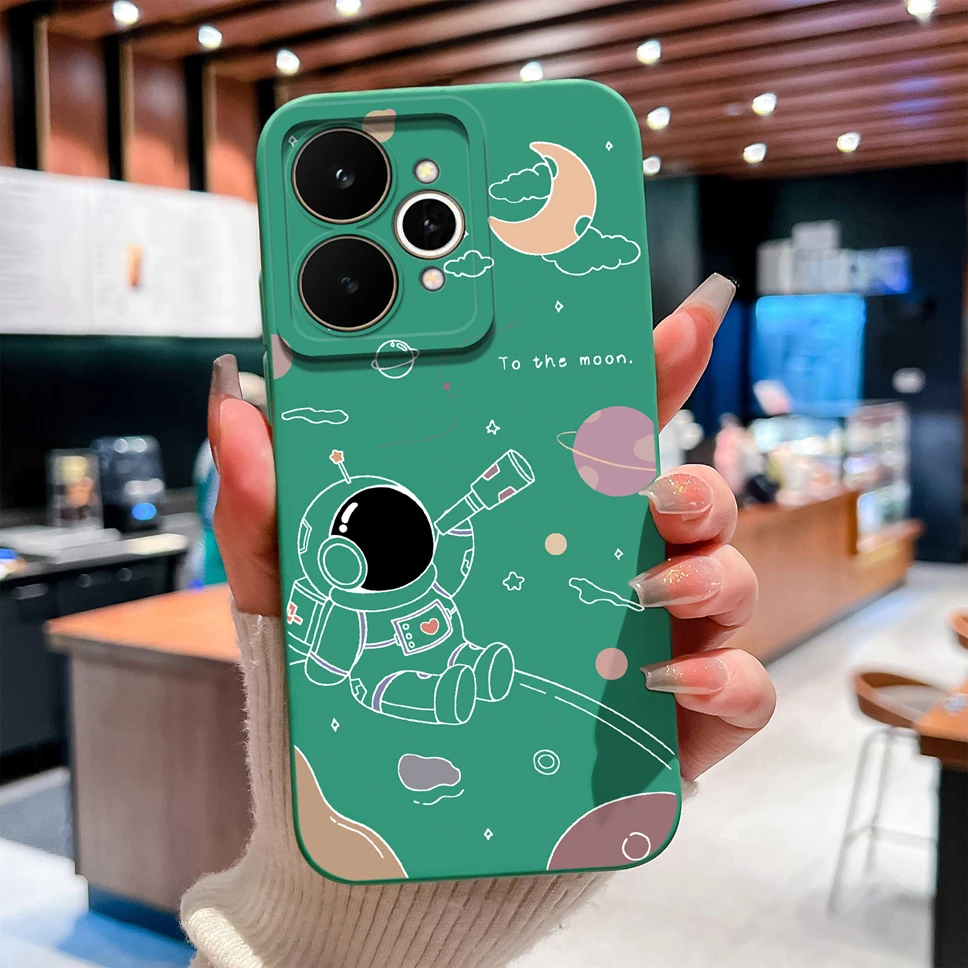Creative Cartoon Pattern Soft Back Phone Case with Camera Protection - Lightweight Shell