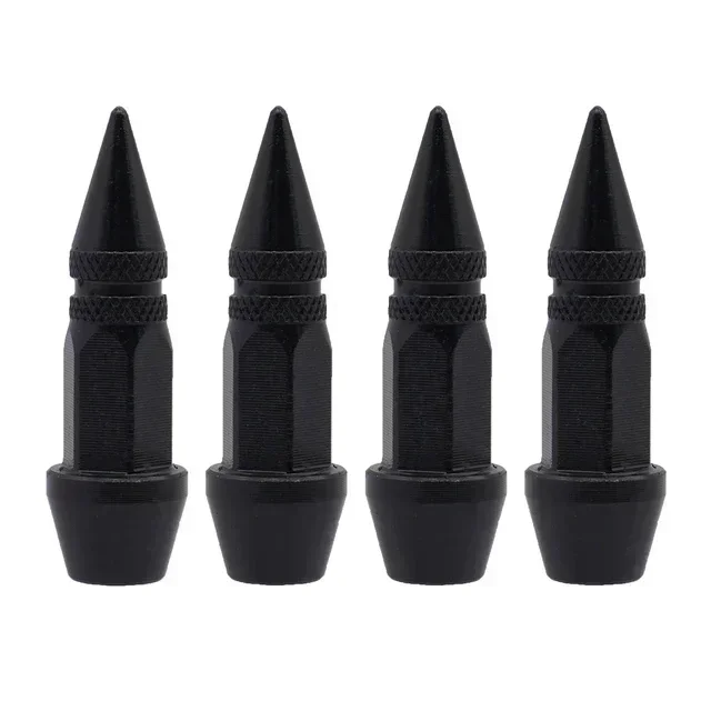 Universal Airtight Tire Valve Caps - Set of 4 for Cars, Motorcycles, and Bikes