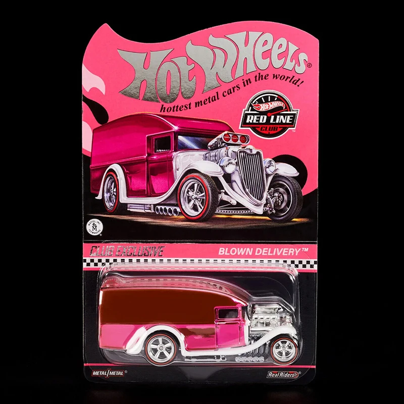 Hot Wheels Collectors Rlc Exclusive 2022 Collectors National Blown Delivery Pink 1:64 Diecast Modello Da Collezione Car Toy
