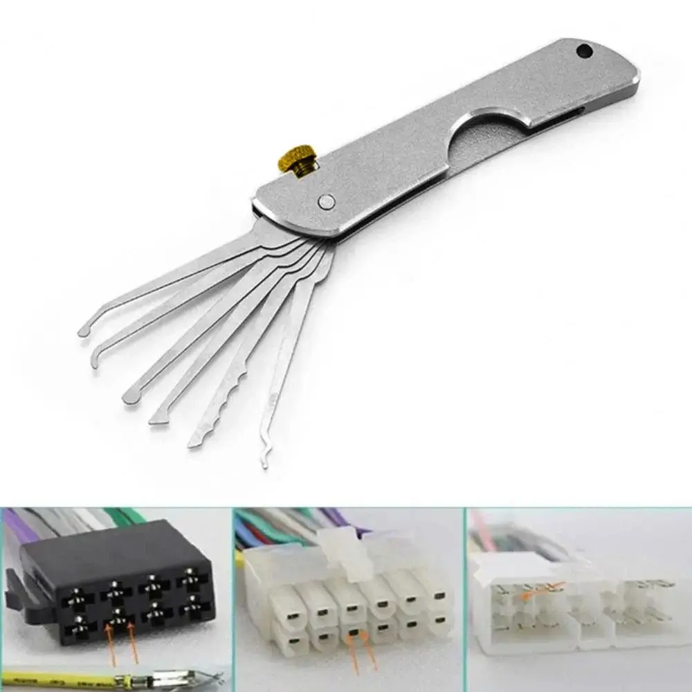 Compact Lock Picking Set Rust-resistant Versatile Door Open Keys Key Replacement Convenient Mini Hooks Remover Kit Repair Tool