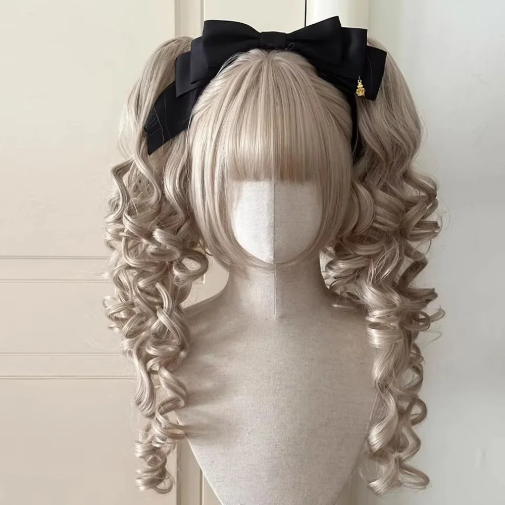 Synthetic Blonde Bob Wig for Women Cosplay Halloween