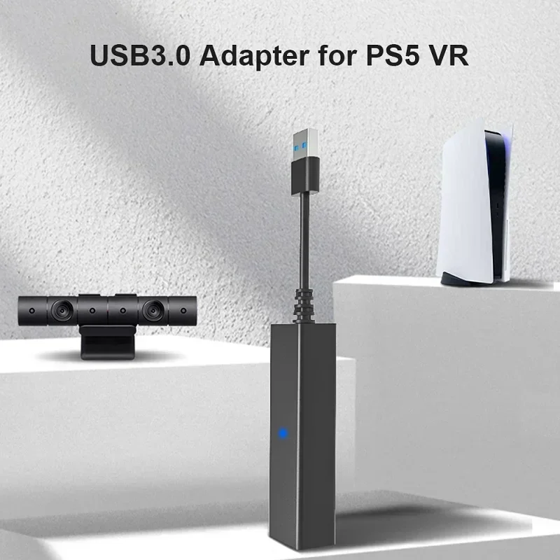 For ps5 vr cable adapter for ps5 console usb3 0 mini camera connector