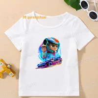 Bébé à manches courtes garçons t-shirt pour filles t-shirt fille t-shirt enfants vêtements voiture roues chaudes course 3 4 5 6 anniversaire graphique t-shirts 6