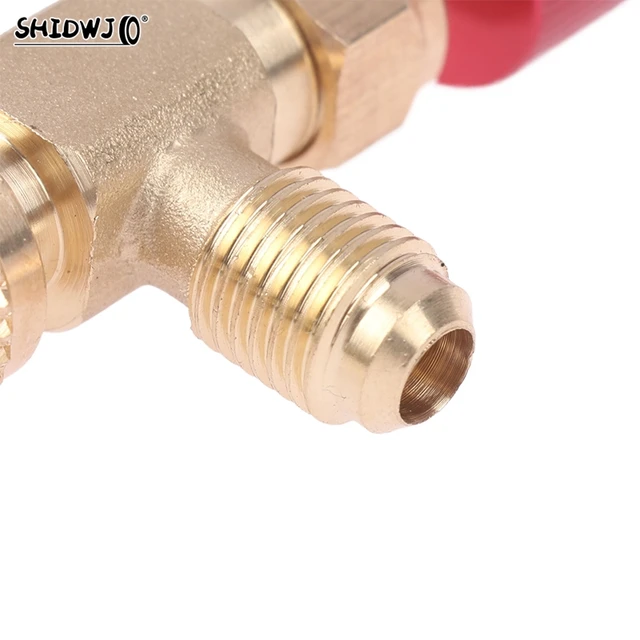 Valvola Controllo Flusso Aria Condizionata 2 Pezzi - Per R410 R22, Ottone Dorato - Foto 6