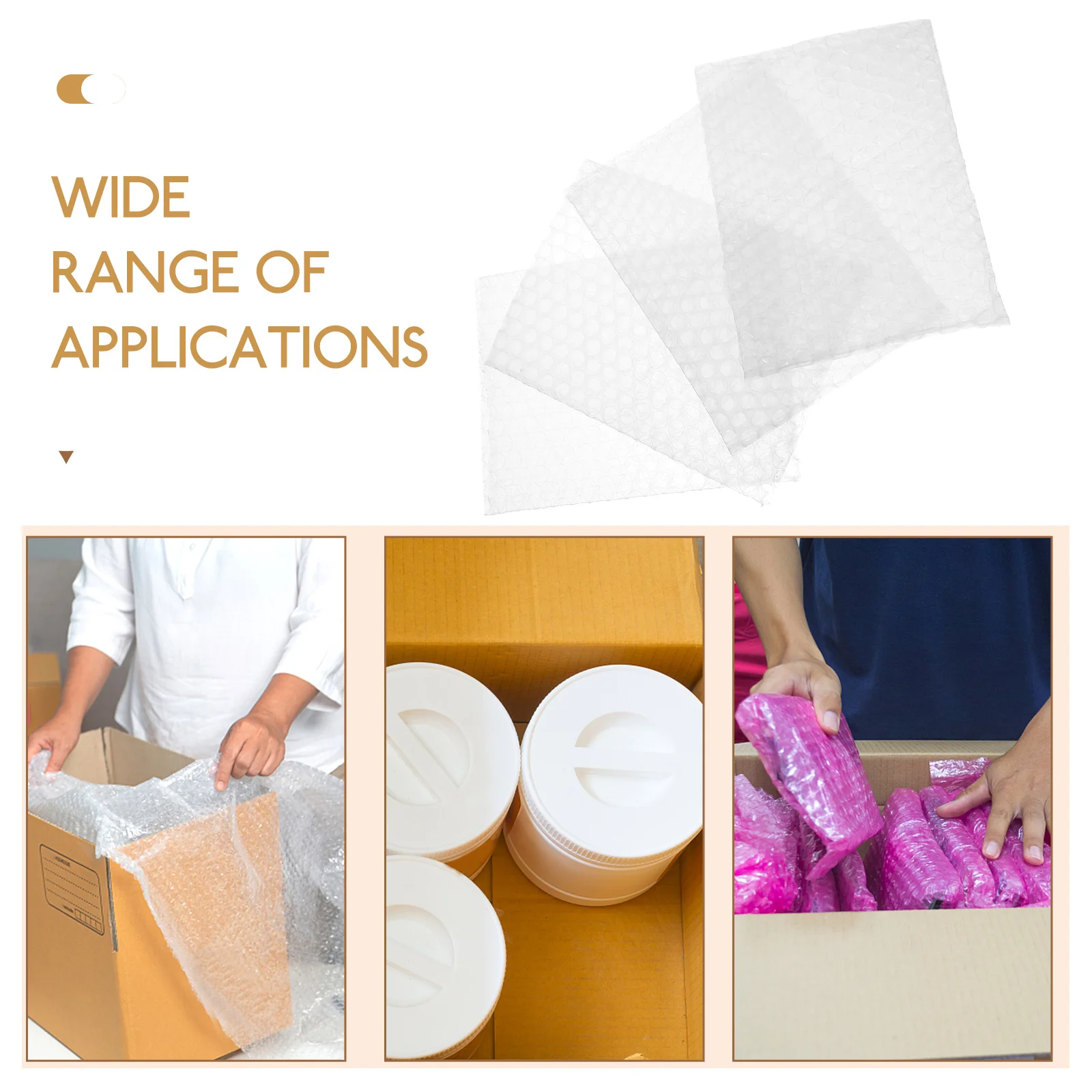 Рисунок 2 - прозрачные пузырчатые пакеты