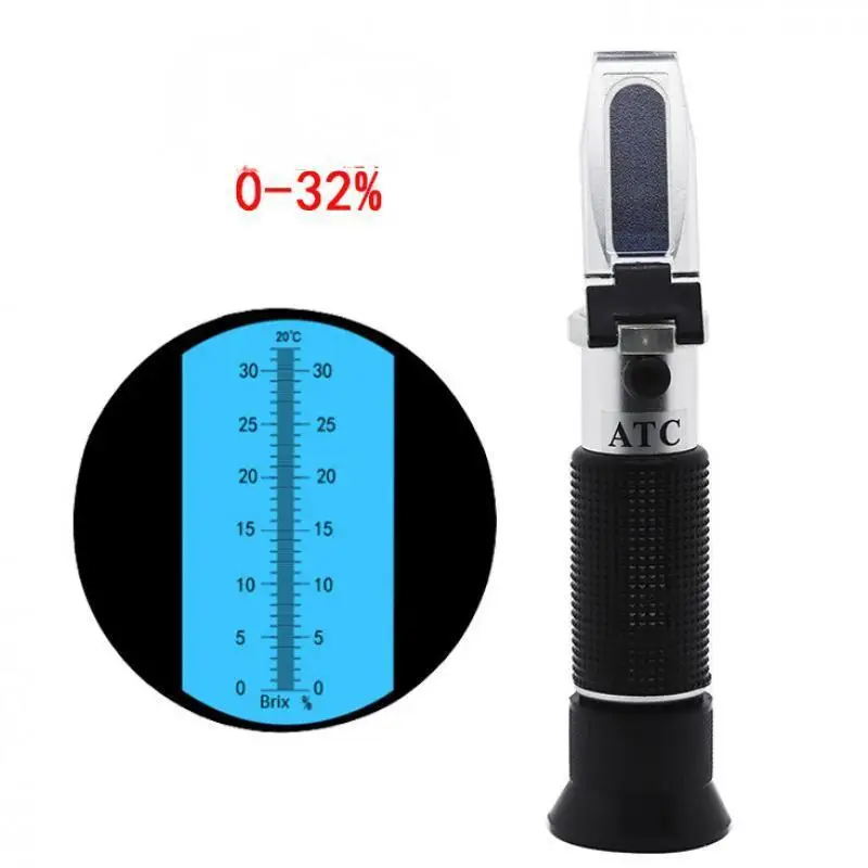 Réfractomètre 0-32% mètre Brix testeur de sucre au miel, testeur de sucre  pour la confiture, testeur de teneur en sucre pour les jus de fruits et les  boissons, outils de mesure - AliExpress