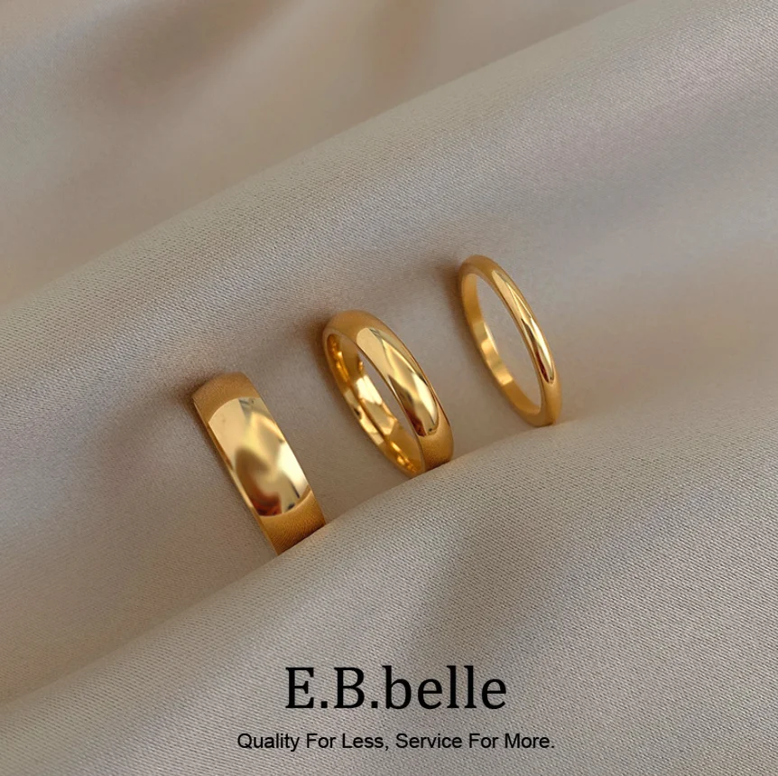 Elegant Tarnish-Free Gold Plated Stainless Steel Minimalist Knuckle Ring