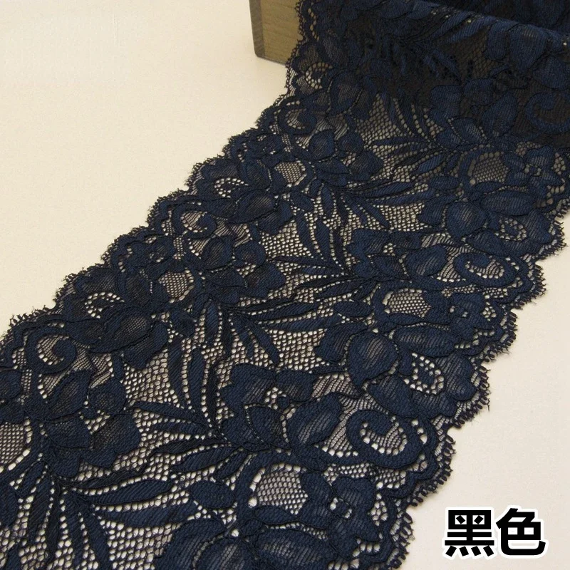15CM Width Elastic Lace Colorful Clothing Accessories Wedding Underwear Sewing DIY Apparel Fabric
