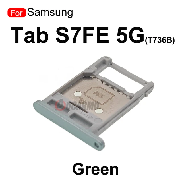 For Samsung Galaxy Tab S7 FE 5G SM-T736B SIM Card Tray MicroSD