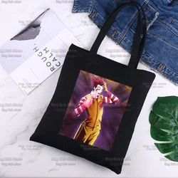 HISOKA MOROW Hunter X Hunter Graphic Anime Shopping Bag  Black Bag Tote Bag Summer Shoulder Canvas Bag Large Capacity Wild Bag