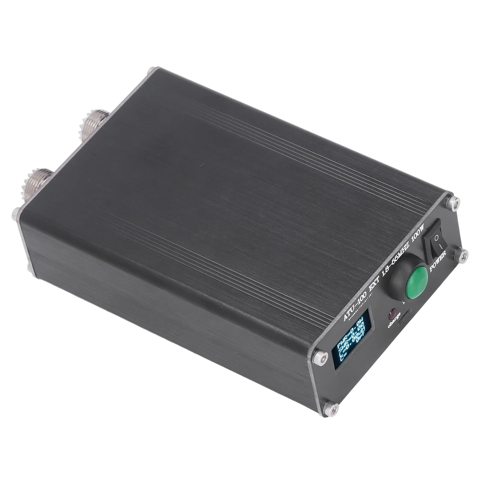 Mini Antenna Tuner Antenna Tuner Mini Automatic for Radio Equipment 1.8~55MHz 0.96IN with Housing ATU‑100 Electrical Tools