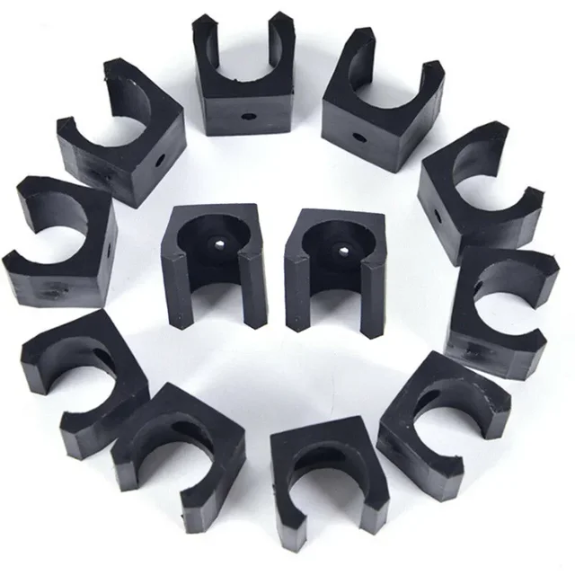 12pcs Billiard Cue Replacement Holder Wall Mounted Plastic Billiard Cue/Fishing Rod  Stick Holder Clips Billiard Accessories 1