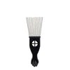 1 Piece Afro Fork Comb Stainless Steel Wide Teeth Hairdressing Brush Metal Pins Pick Hair Styling Tools Insert Curly Hair Comb 2