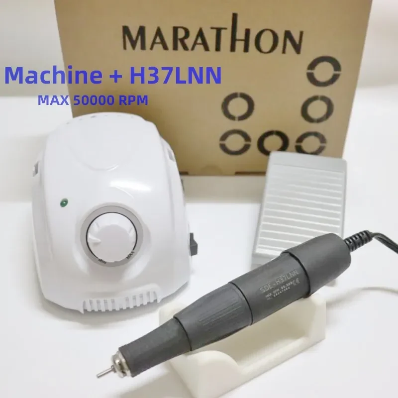 electric nail drill electric nail polisher electric nail grinder manicure set Marathon Champion-3 Control Box 65W 50000RPM Handle Electric Nail Drill Polish Machine Manicure Nail Drill Set