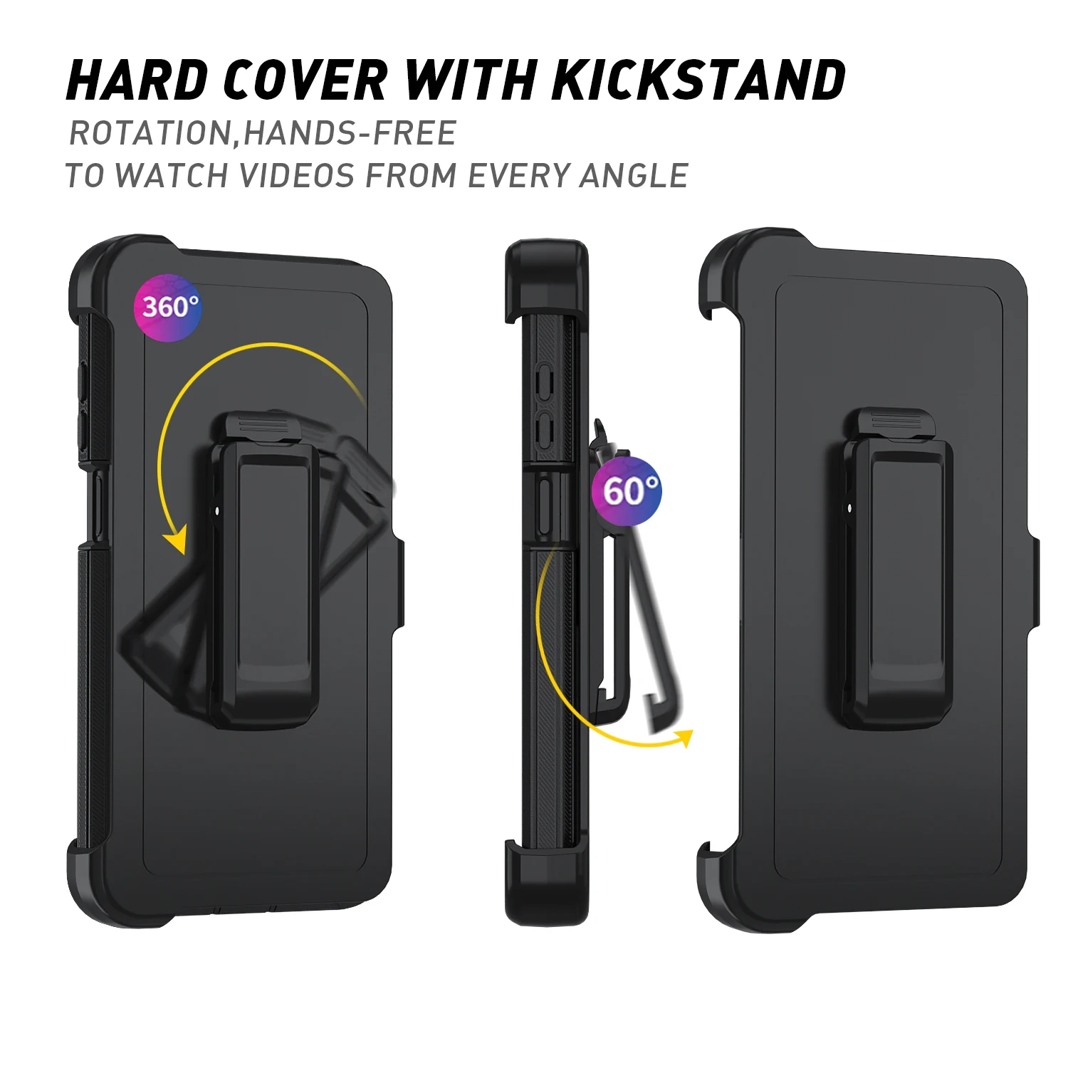 Ultimate Defender Phone Case with Belt Clip - Rugged Protection in Ott-Box Style