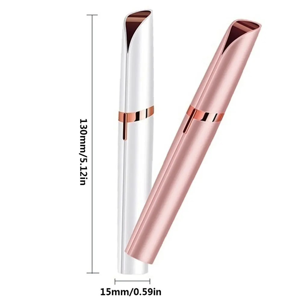 Pro Lipstick Shape Electric Eyebrow Trimmer Painless Eye Brow Epilator Shaver Razor Portable Facial Hair Remover Women Depilator eyebrow trimmer set,eyebrow trimmer,eyebrow razor set,electric epilator,hair shaver,eyebrow razor,facial hair remover,hair remover,eyebrow trimmer blade,face shaver