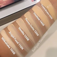 Fauxfilter Fond de Teint Mat Lumineux Longue Tenue Couvrance Totale Correcteur Efficace Maquillage Professionnel Imperméable 3
