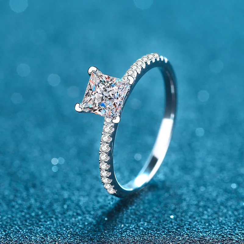 Affordable Silver Engagement Ring – Eternal Gems