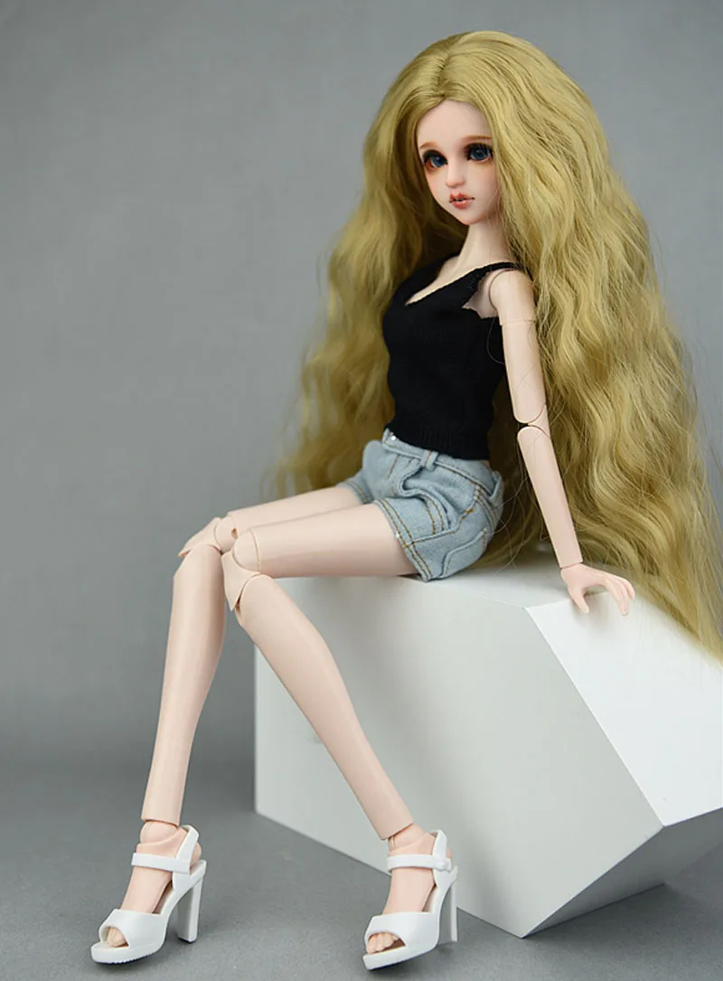 Doll Accessories for 1/4 BJD Doll Shoes For 1:4 Xinyi SD 3 Colors High Heeled Sandals Dollhouse Playhouse Kids Toy Children