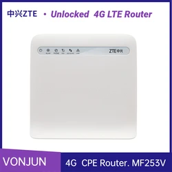 Unlocked ZTE MF253 150Mbps 4G LTE Wifi Hotspot SIM Card CPE Router MF253V