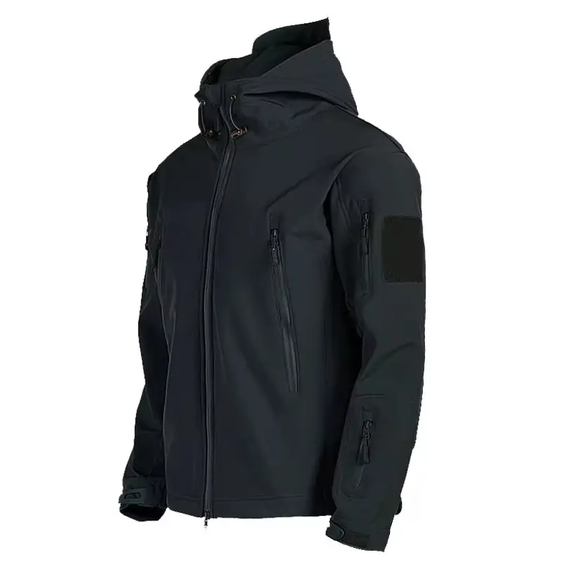 Military Shark Skin Soft Shell Jackets Men Tactical Windproof Waterproof jacket men Army Combat Jackets Mens Hooded Bomber Coats - Image 3