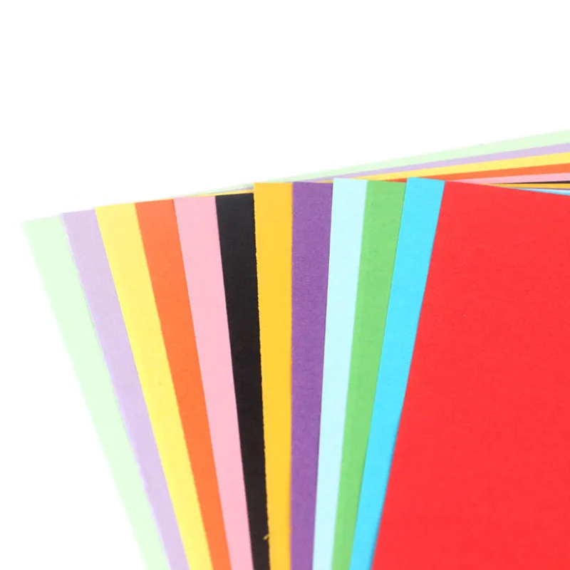 A4 Paper Printer Tracing Copy Paper 10 Color 50sheet/lot 80gsm Children Handwork DIY Card Scrapbook drop