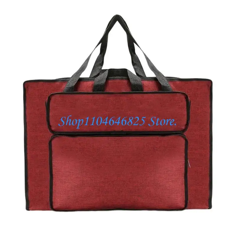 Small Art Folder Bag with Handle Watercolor Painting Carrying Bag Drawing Board Carrying Bag For Painting Canvas Artwork 1