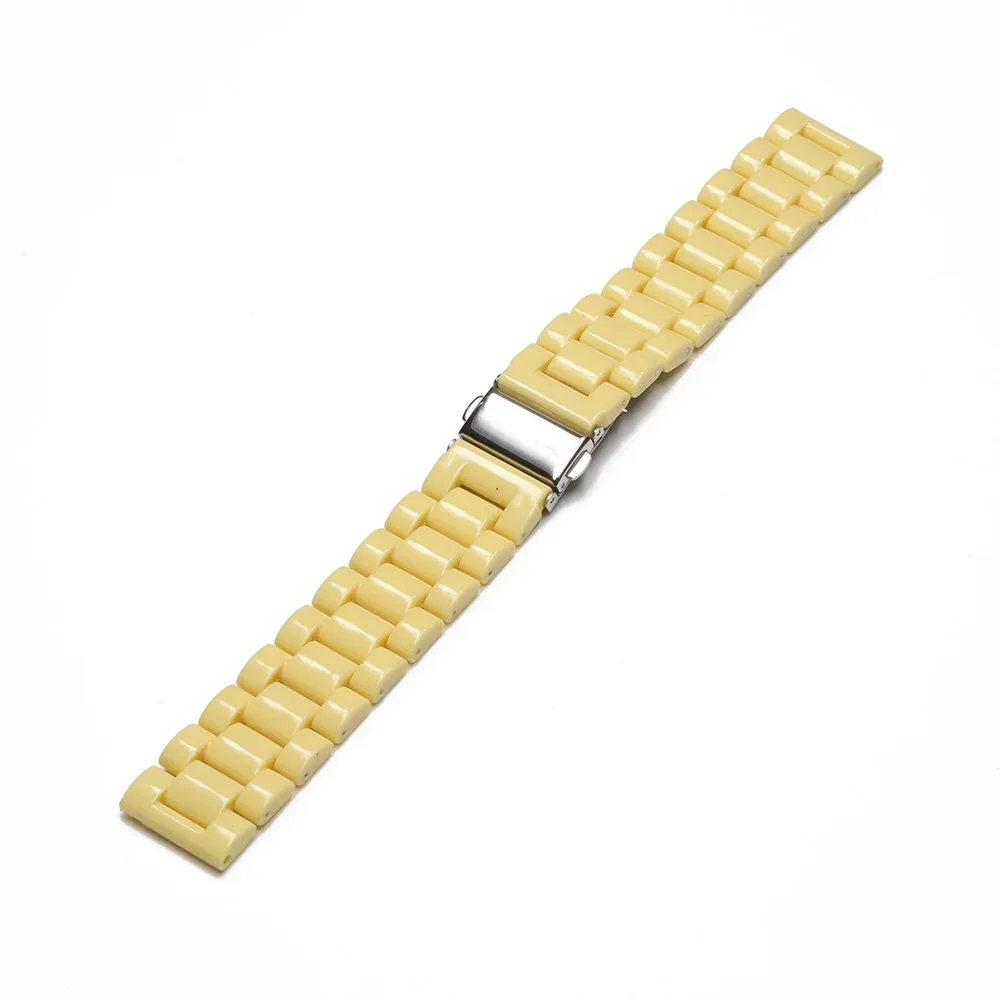 Colorful Transparent Resin Watchband - Fashion Bracelet Strap