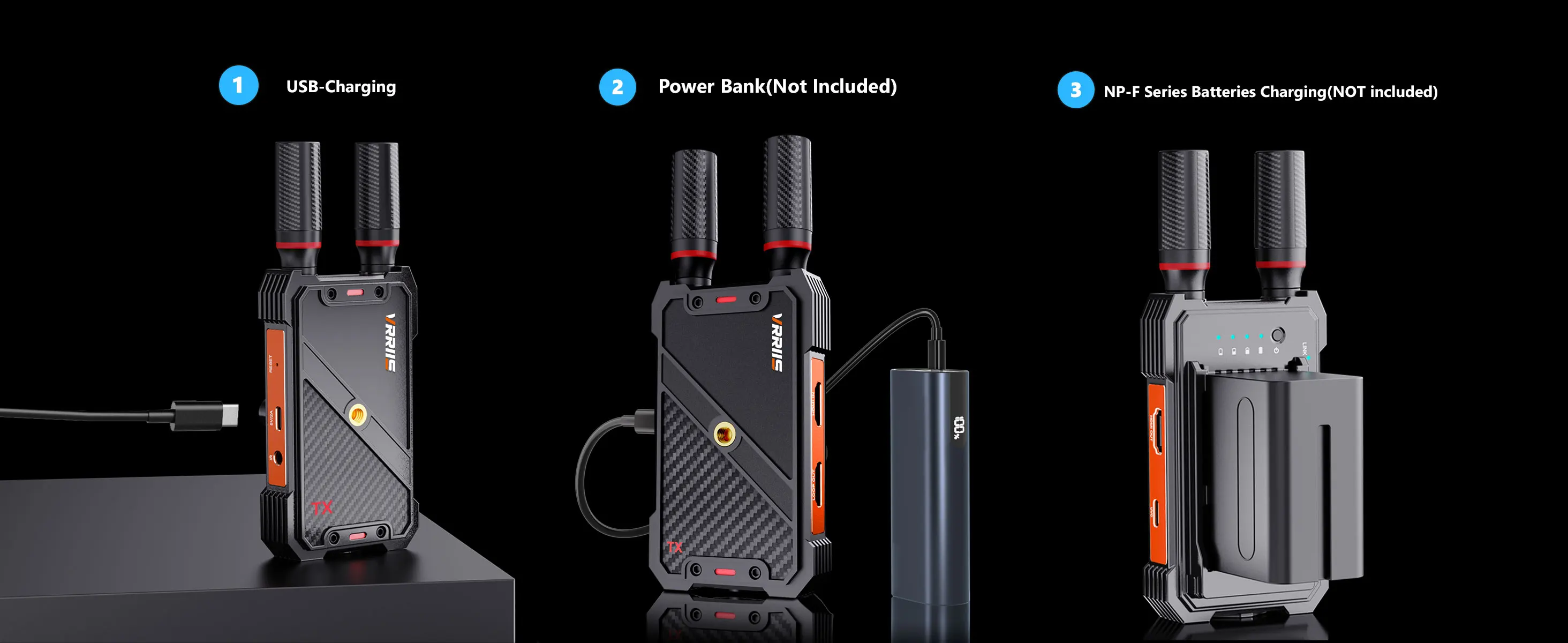 400M Wireless HMDI Video Transmitter and Receiver 1080P with UVC for Camera Lapt