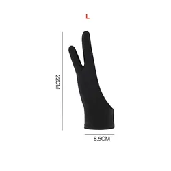 Artist's Left Hand Drawing Glove for Tablet and Digital Art (L)