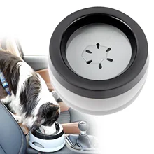 

No-spill Pet Bowl Car Pet Bowl Dog Stopper Water Bowl Slow Feeder Water Dispenser for Travel&Home Cat Anti Overflow Drink 26oz
