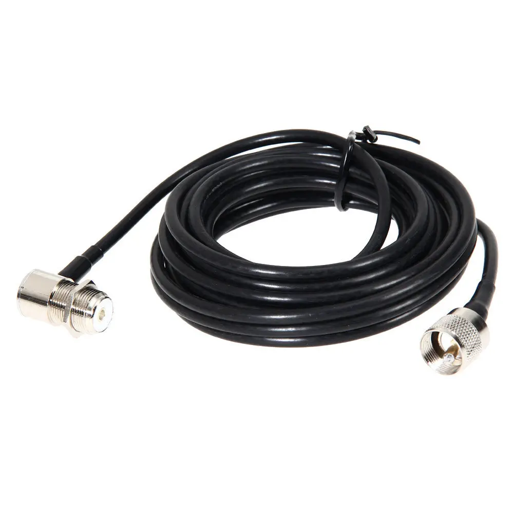 NL-R3 antenna with black RB-46 Mount Bracket and 5M RG58 Extension Cable For Car Radio Kenwood Yaesu ICOM