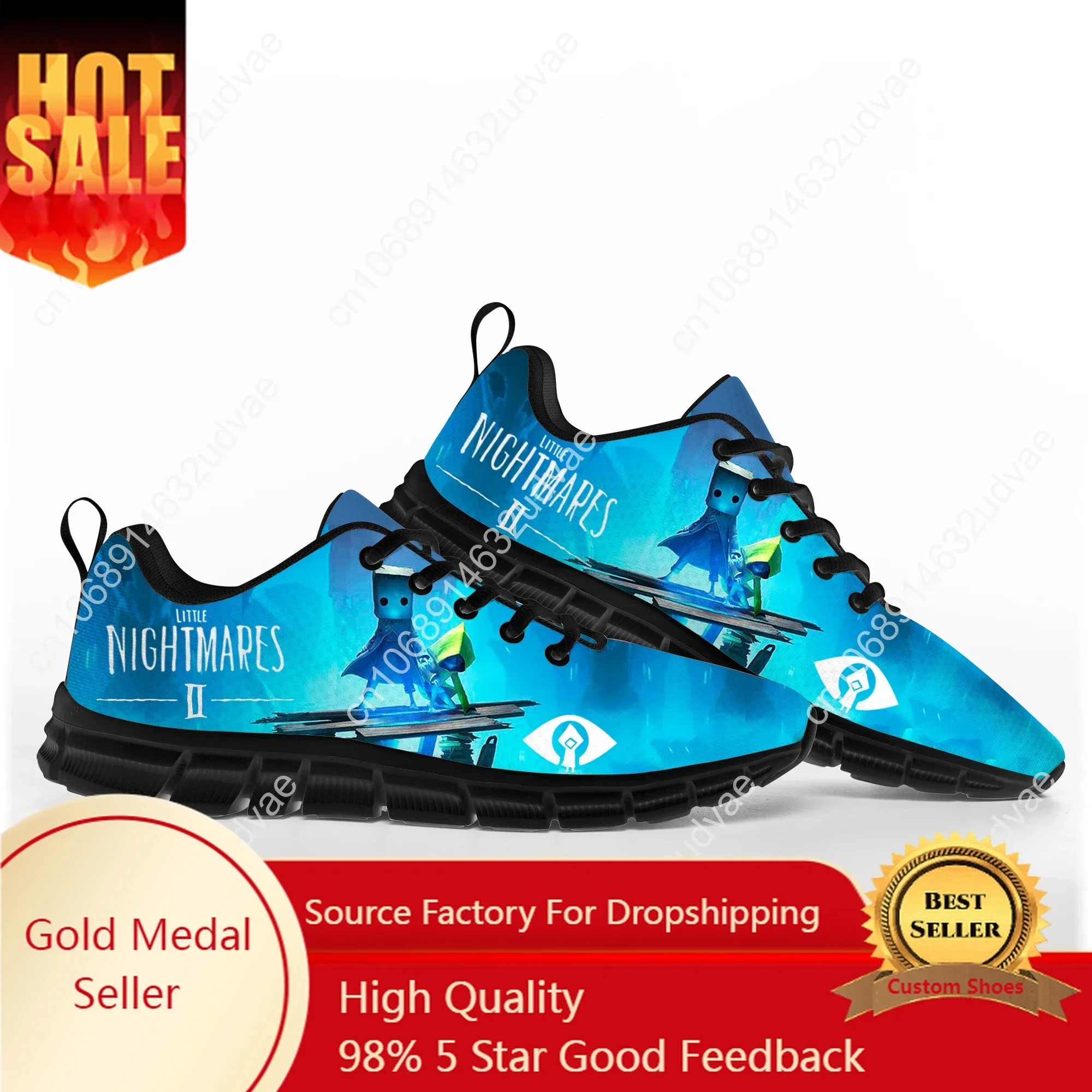 

Game Little Nightmares Cartoon Movie Sports Shoes Mens Womens Teenager Kids Children Sneakers Custom High Quality Couple Shoe