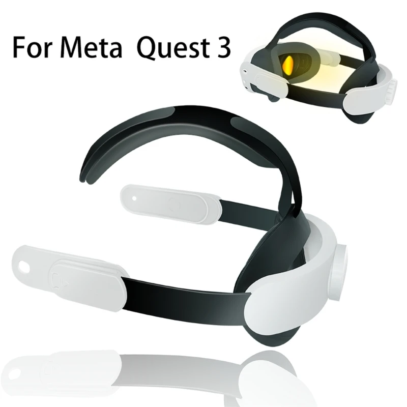 

Детский ремешок для головы для Meta Quest 3 VR ремешок Сменные аксессуары улучшенный комфорт, уменьшение давления головы регулируемый шарнир