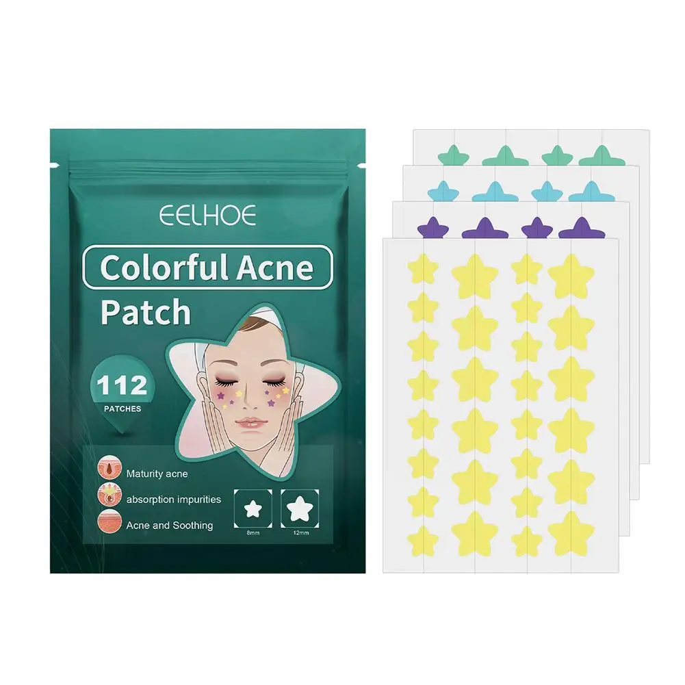 New Star Pimple Patch Stickers Dazzling Colorful Face Acne Removal Skin Spot Sticker Beauty Face Care Care Makeup Tool Conc T3Z1