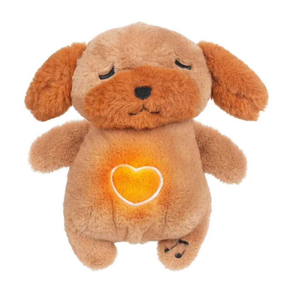 with Breathing Movement Soothing Sleeping Toy Baby Rattle and Teething Toy with Music Musical Stuffed Baby Doll