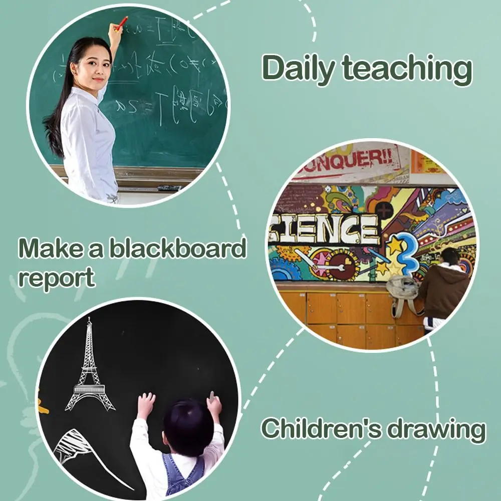 5개/세트 고품질 다채로운 분필 보호대 조절 가능 재사용 가능한 분필 홀더 프레..