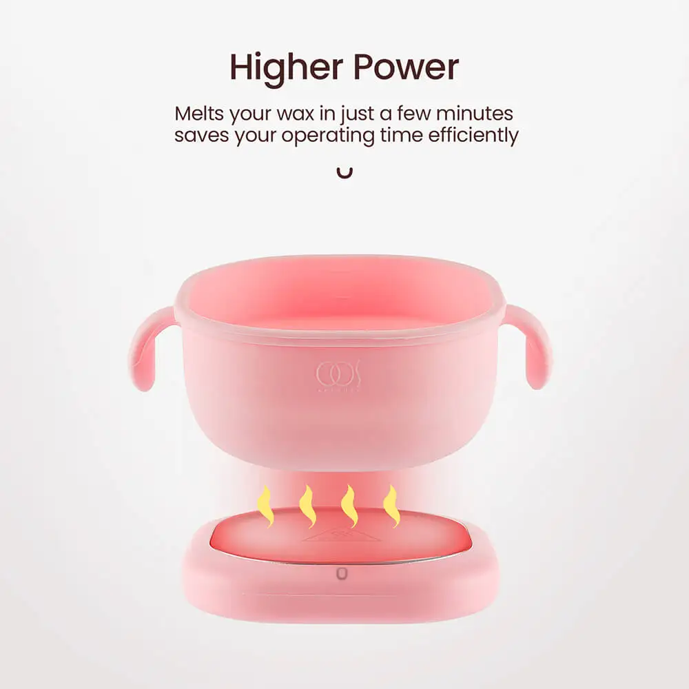 400ML Silicone Bowl Wax Heater Machine Hair Removal Wax-melt Machine Depilatory Wax Melting Warmer Wax Heating Base Pot Melter_voghion.com