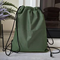 Foldable Drawstring Backpack, Lightweight, Simple and Fashionable Sports Backpack, Unisex - Image 2