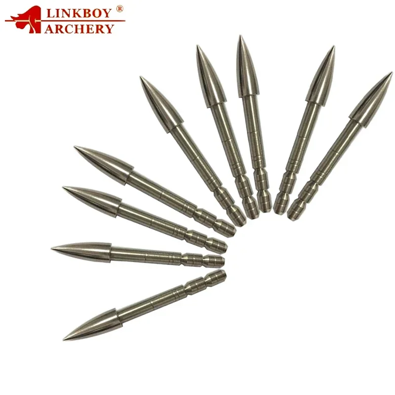 Linkboy Archery Insert ID4.2mm Carbon Arrows Shaft 12pcs Arrowhead Target Point Tips 80gr 100gr 120gr 200gr for Practice Hunting archery arrowhead archery arrows